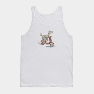 Dodo on his scooter Tank Top